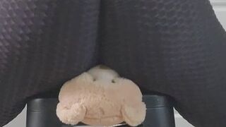 Yoga Pants Ass Smothering, Teddy Bear smash