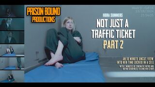 Not Just A Traffic Ticket Part 2: Kora Summers Criminal Girl Confined To A Jail Cell and Made to Wear A Jail Uniform Jumpsuit