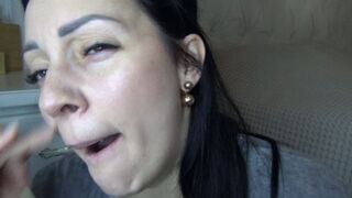 observe the uvula of the palate