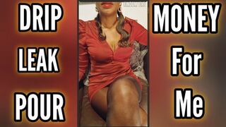 Dripping Leaking Pouring Money for Me POV (Wallet Drain, Draining)