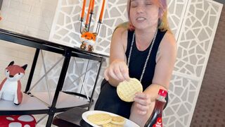 Celeste loves Waffles and Feet - JOI & SELF FOOT WORSHIP HIDEF MOV