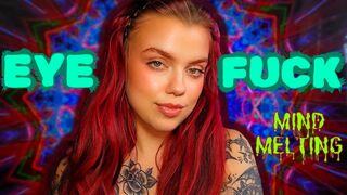 Eye Fuck - Green Eye Worship ASMR (No Talking) - Ginger Rae - femdom - eye fetish - male submission - sub space trigger