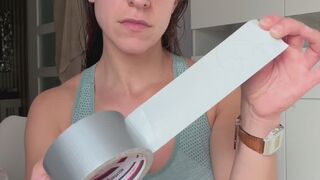 I UNTAN MY LONG HAIR + TIGHT WRAP GAG