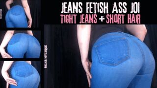 Jeans Fetish Ass JOI: Tight Jeans + Short Hair - mp4