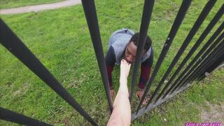 Public Humiliation Hike - Petite White Feet Lure BBC Into Public Foot Worship & Risky Outdoor Footjob Ft Tastie Little Feet & Elitefeetstreet - 4K