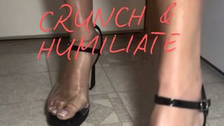 Goldfish Under Heels: Humiliation & ASMR (Crunch Sound Therapy)