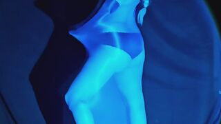 Bodystocking Fetish - Fully Encased and Moving Inside