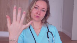 Nurse`s Hands Long Natural Nails ASMR