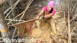Pink Rainwear Mud splosh