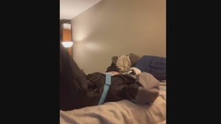 Be naughty in a CTLSO brace wearing a snowsuit with a Foley catheter inserted. Watch to the end for the sploosh.