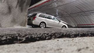 Sarah - Cranking in a Cold Parking Garage (Exterior View Only)