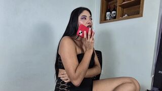 Squishing her face and making silly faces with the 19-year-old nymph - by Babe and Manuela Williams - CLIP 1