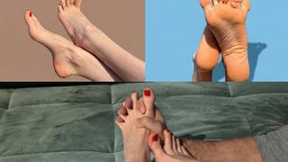 Bratty Foot Fetish Tease