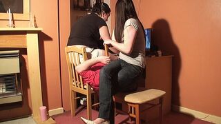 Sat On & Squished Under 2 Girls Butts