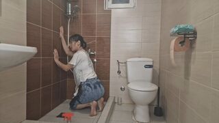 Cleaning my House in Drenched Clothes