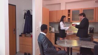 EAT YOUR BOSS'S CUM OUT OF MY PANTIES!