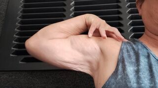 Biceps and calves on the bus