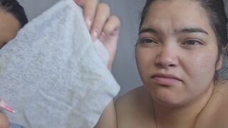 She cleans my face for you