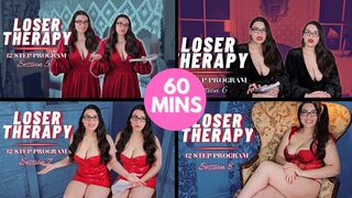LOSER THERAPY-FANTASY REPROGRAMMING Part 2 - Psychological Loser Humiliation with Humiliatrix Countess Wednesday - Verbal Humiliation, Hardcore Humiliation, Laughing, Mantras, Compilation, Bundle MP4 1080p