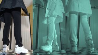 More brutal cocktrampling with Tanja and her Fila Disruptors - Cam 1
