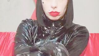 Rubber Seduction: The Gloved Touch of Queen Amy Addams