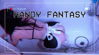 Tape 014 (A): French maid cleans the bathroom while cuffed