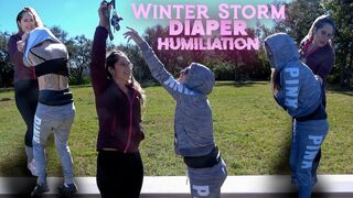 Winter Storm Diaper Humiliation (UHD WMV)