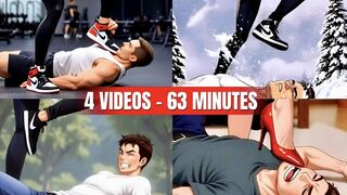 Ultimate Face Stomping Mega Compilation – 63 Minutes of Sneaker & Heel Impact
