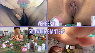 giantess grows and takes revenge on city
