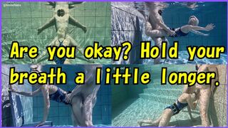 Tocochan! are you ok? Swimmer Holding Breath Underwater sex