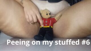 Peeing on my stuffed #6