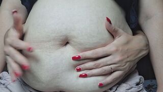 “She keeps touching and worshipping my belly”