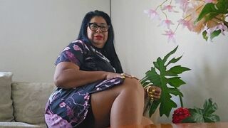 Sublime Jerk Off Instructions session by Balbina the Queen of the BBW Pantyhose