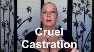 Cruel Castration Goddess Natasha HD (WMV)