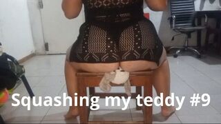 Squashing my teddy #9
