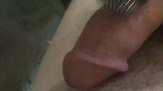 Domina degrades and pinwheels pathetic sub’s cock while he is bound and blindfolded - Clip 2
