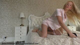 Nervous Student Samantha Alexandra Encouraged To Practice Stripping By Naughty Tutor!!!! - MP4