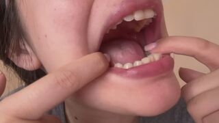 Fresh Missing Tooth & Dancing Uvula: Extreme Mouth Close-Up