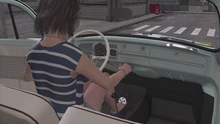 1967 VW Beetle Cranking Template - Sharon in Loafers 1080p