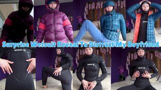 Surprise Wetsuit Reveal To Distract My Boyfriend - AVI
