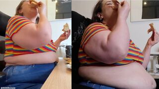 Devouring 4 pizzas: Weightgain 2024 VS 2026