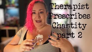 Doctor Prescribes Chastity - Part 2 - Nimue Allen, bbw, femdom, chastity, chastity cage, wmv