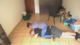 Harold Won't Leave Big Daddy Alone – Playful Pinning & Teasing