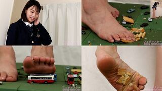 Ito Akana - Planet of the Little People - Giantess Beautiful Girl Alien Crushes Them Barefooted - Part 1 - MOV