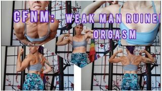 Mitzie Dupree - CFNM Weak Man ruined orgasm