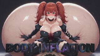 Hose-Inflated Immobility - Your Body Balloons Helplessly Under My Control Until You're My Perfect Shiny Sphere