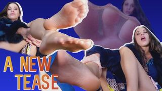 A new pantyhose tease - 4k