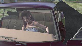 1967 Chevrolet Impala Cranking Template - Charlotte in Lace Up Flip Flops 1080p