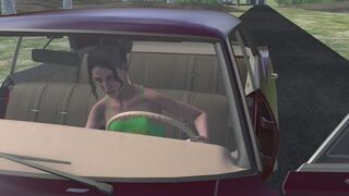 1967 Chevrolet Impala Cranking Template - Monika in Vans Slip Ons 1080p