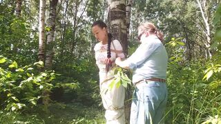Sofi in the Ethnic dress_Bondage in the forest_Tel_Part 1